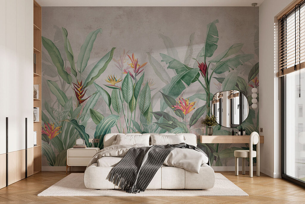 Birds in Tropical Leaves — interior 2