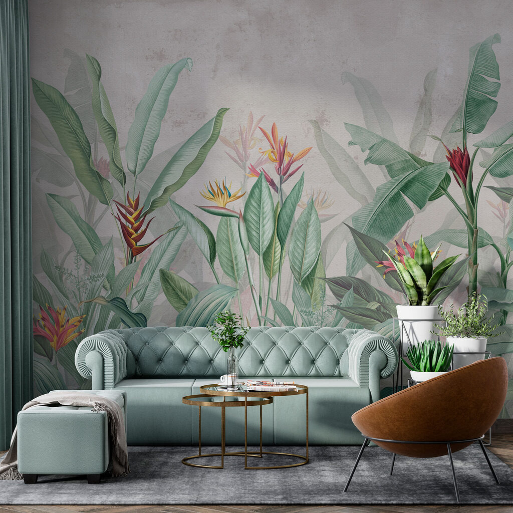 Birds in Tropical Leaves — interior 4