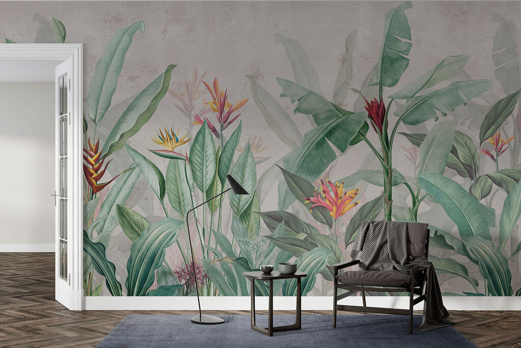 Birds in Tropical Leaves — interior 5