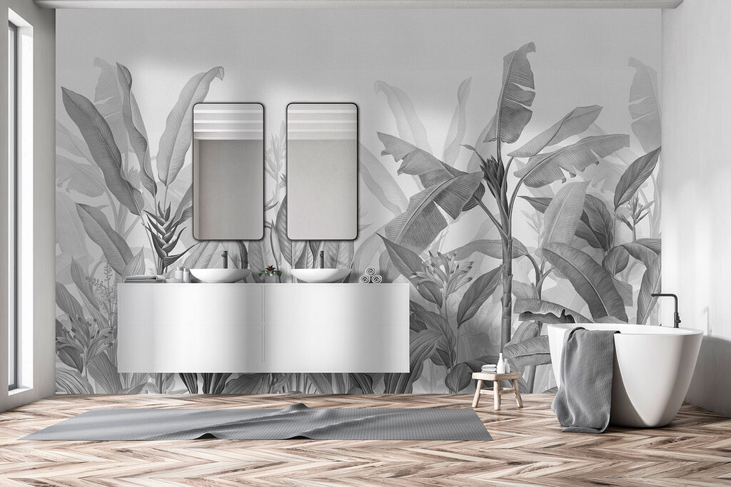 Birds in Tropical Leaves — interior 4