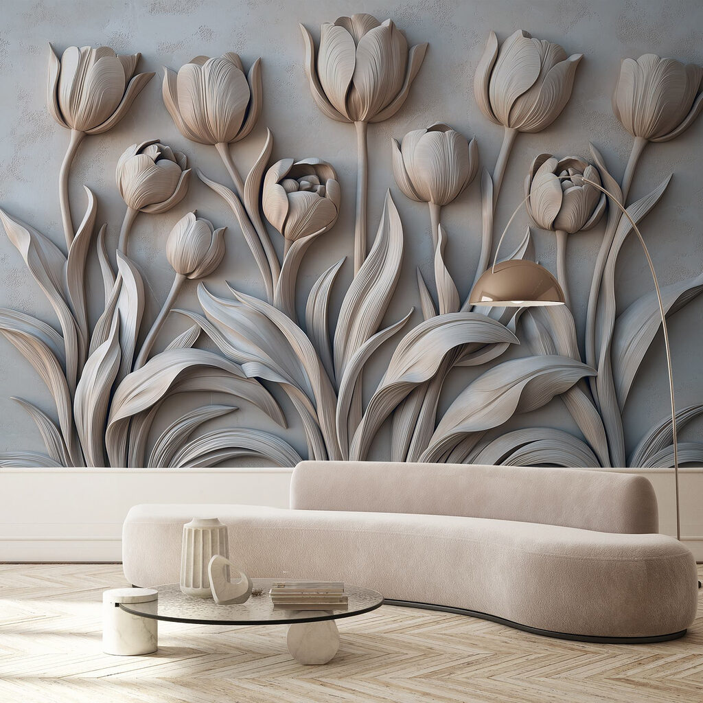 Tulips in Sculpted Light — interior 2