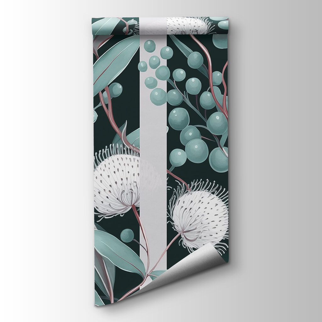 Botanical Stripe Pattern — product view