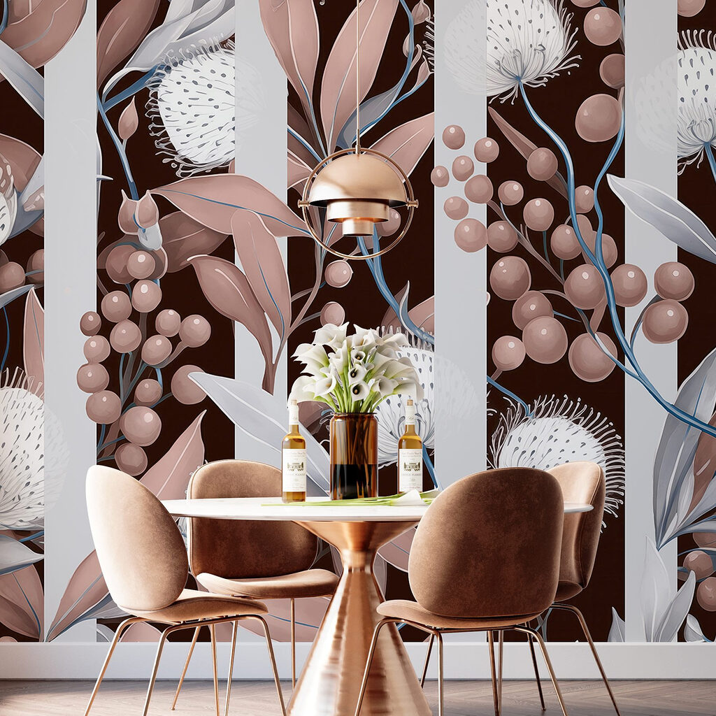 Botanical Stripe Pattern — interior 4
