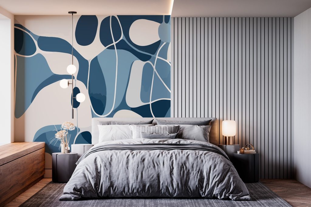 Rounded shapes, thin lines — interior 1