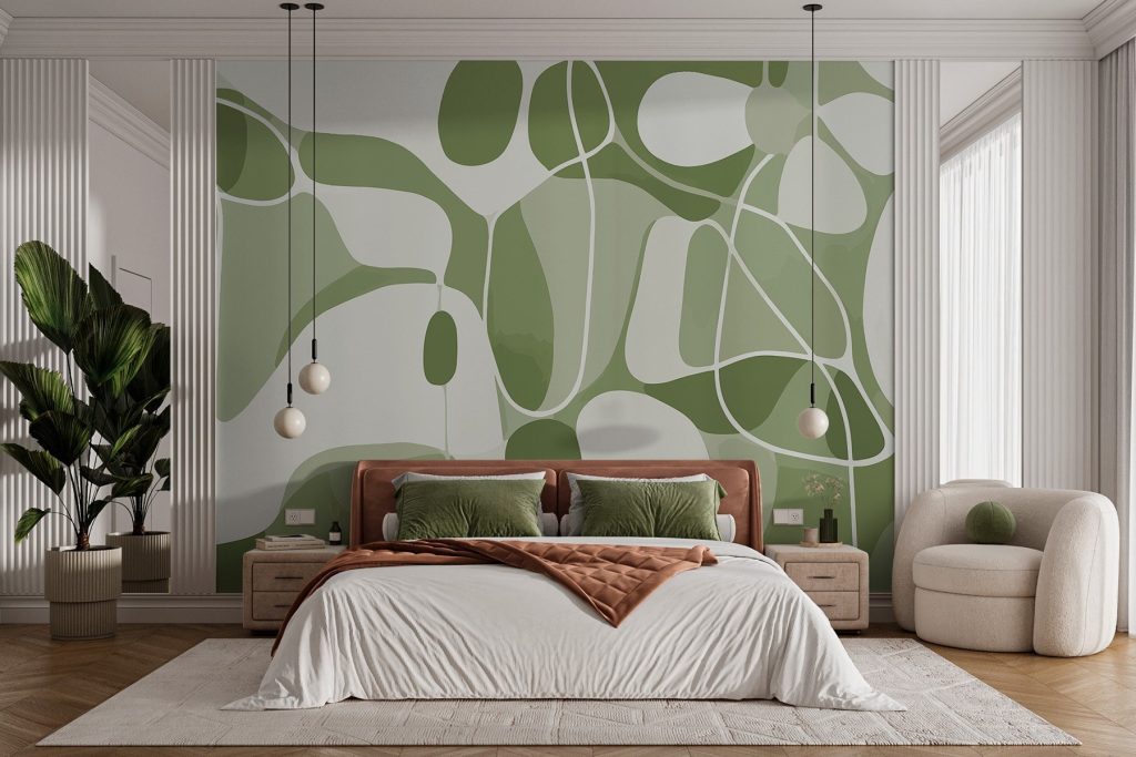 Interwoven Organic Shapes in an interior