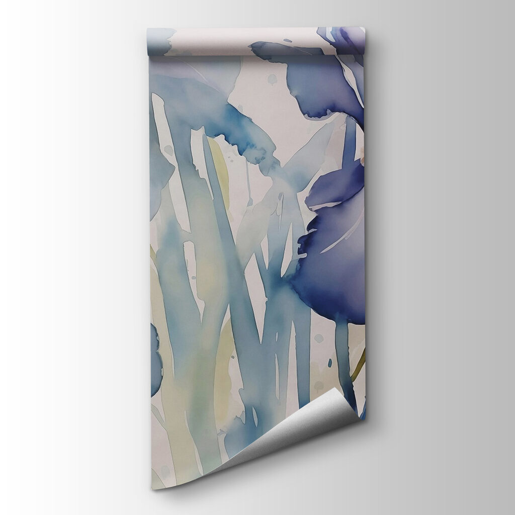 Blue irises — product view
