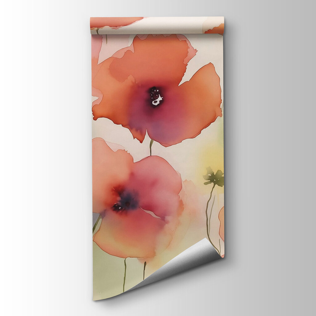 Thin-stemmed coral blooms — product view