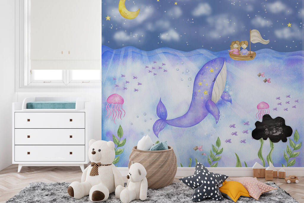 Whale under the stars — interior 3