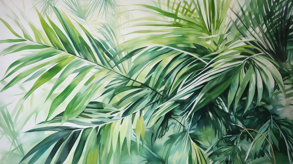 Palm Frond Garden — full design
