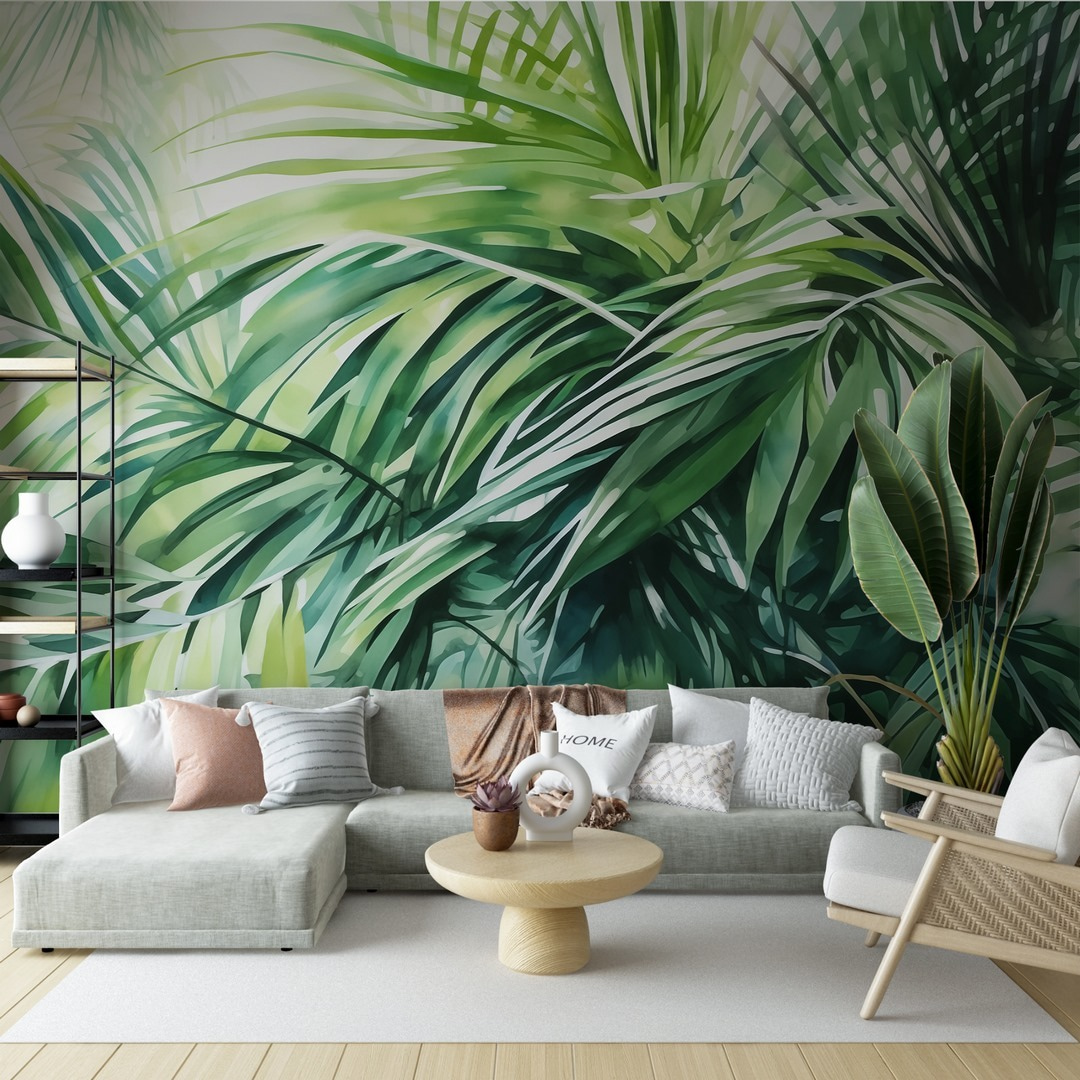 Palm Frond Garden in an interior