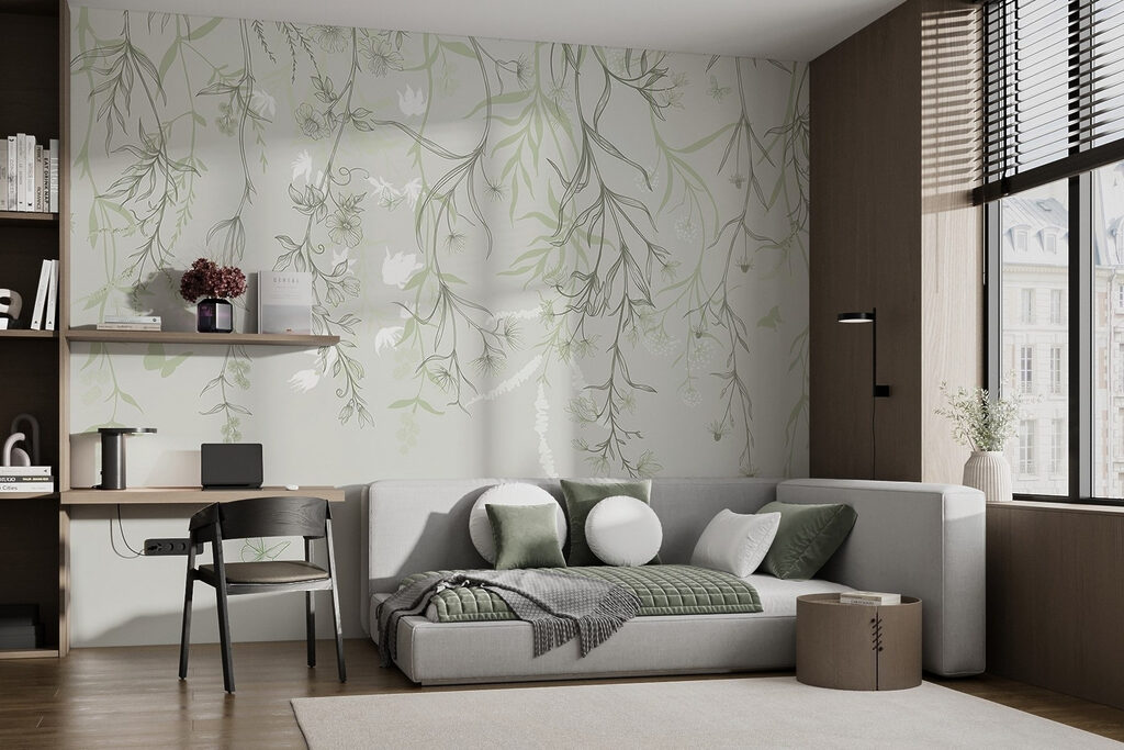 Delicate Hanging Stems — interior 1