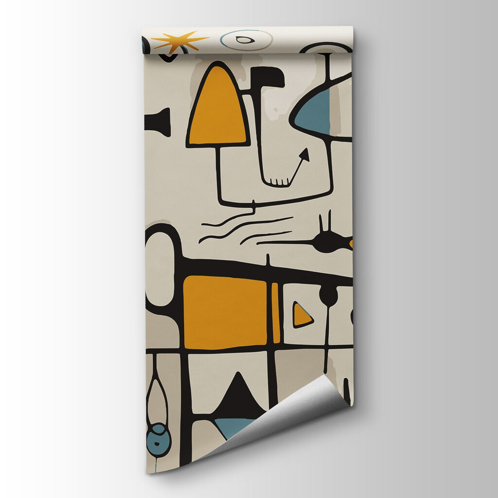 Playful lines with ochre — product view