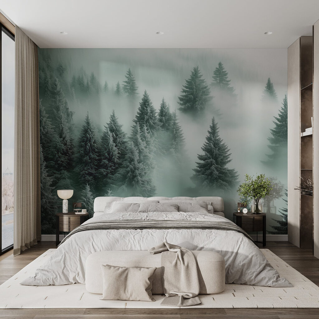 Pine Cloud in an interior