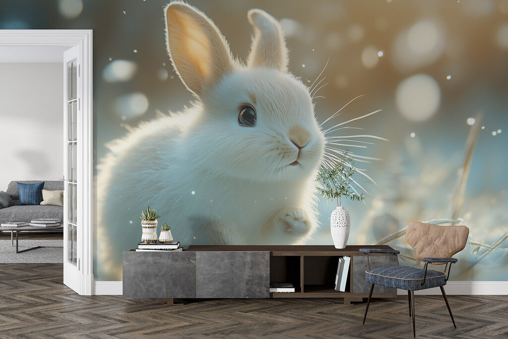 Rabbit in winter light — interior 3