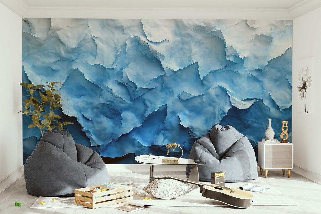 Folded paper effect — interior 2
