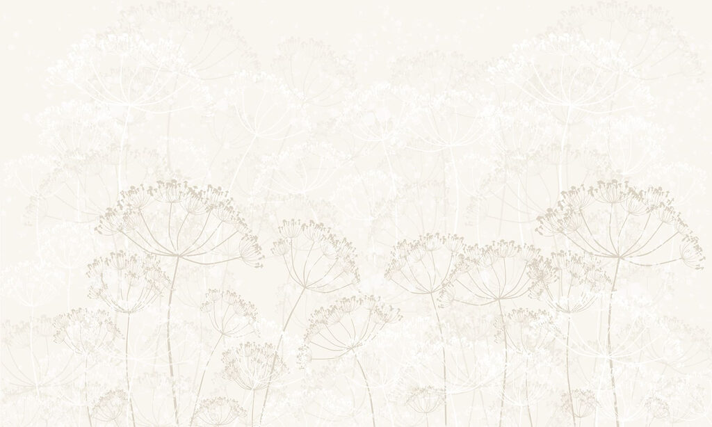 Fine umbel line drawings — full design
