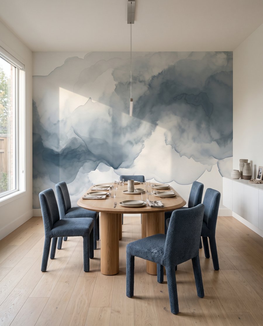 Watercolour Drift in an interior