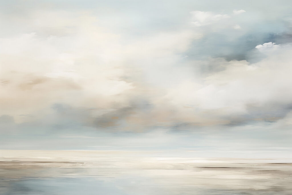 Clouds Over Quiet Water — full design