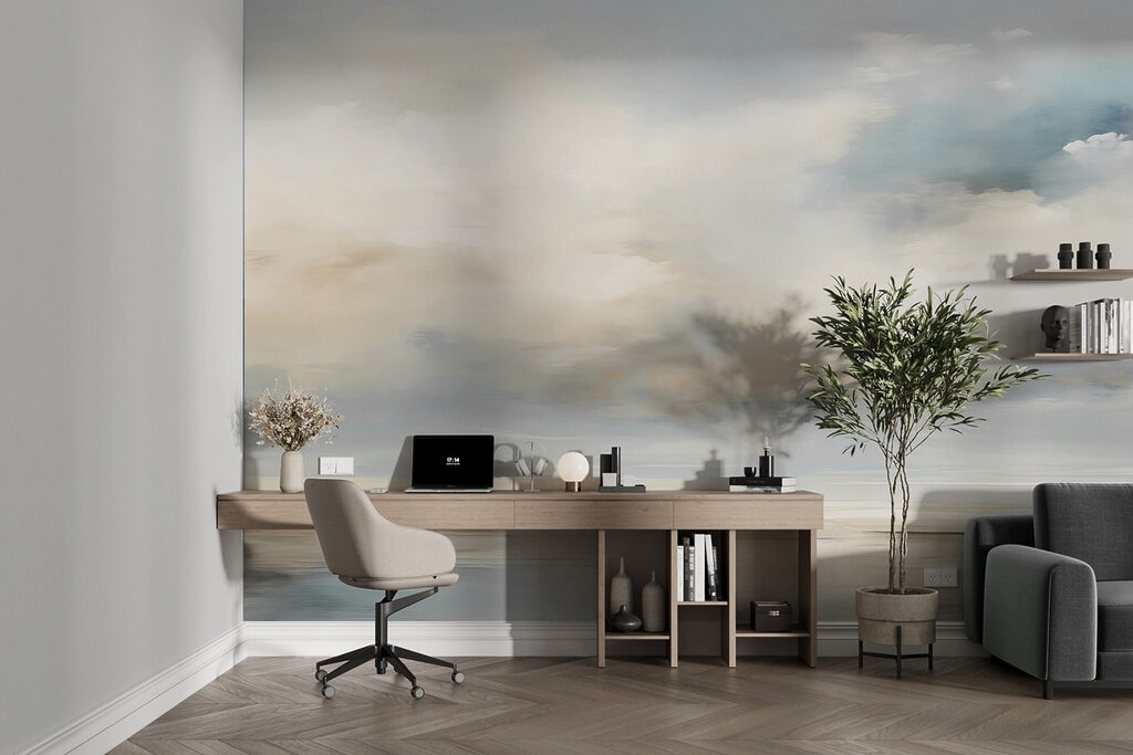 Clouds Over Quiet Water — interior 2