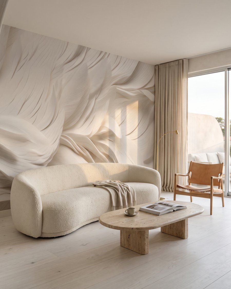 Feather Drift in an interior