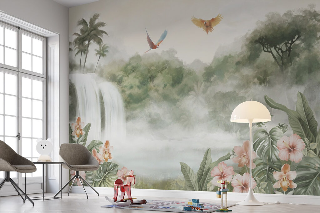 Waterfall Wings in an interior