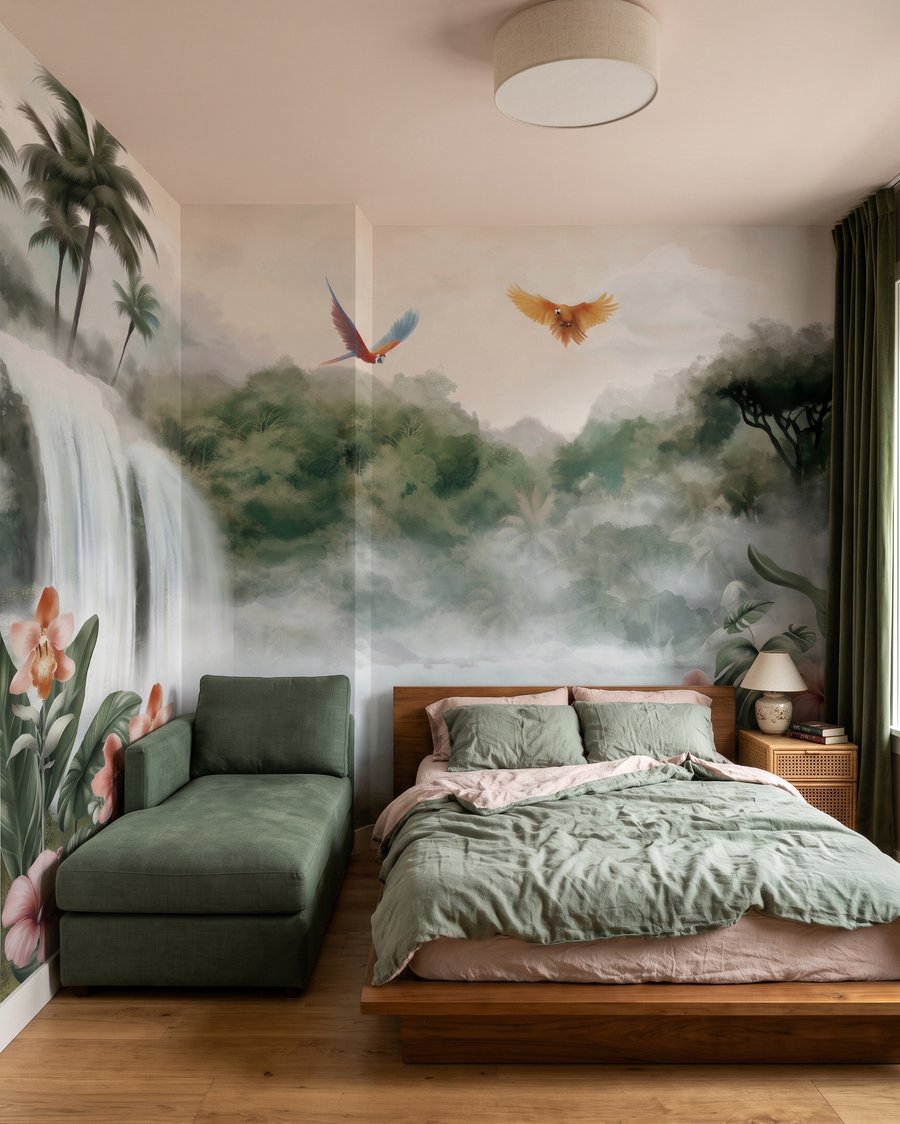 Waterfall Wings in an interior