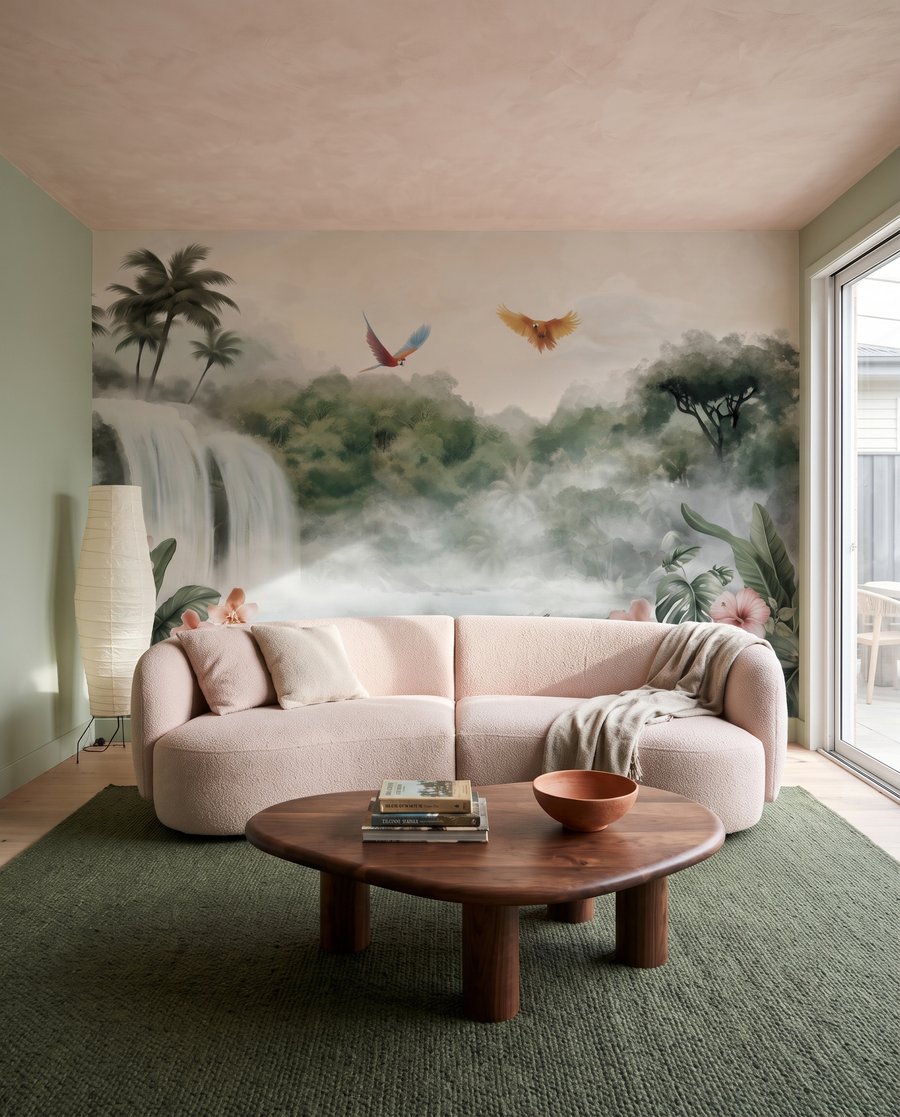 Waterfall Wings in an interior