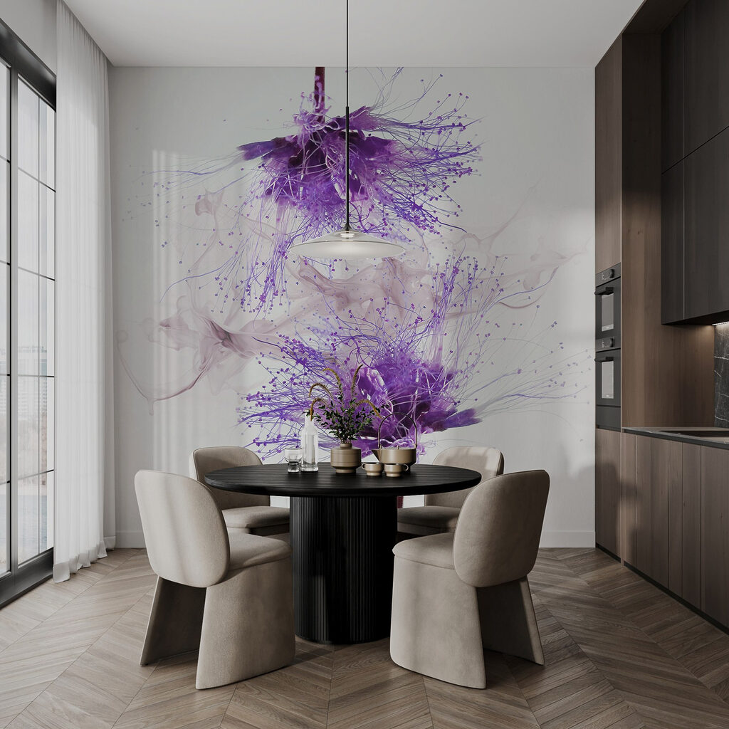 Flowers in Splashed Ink — interior 2