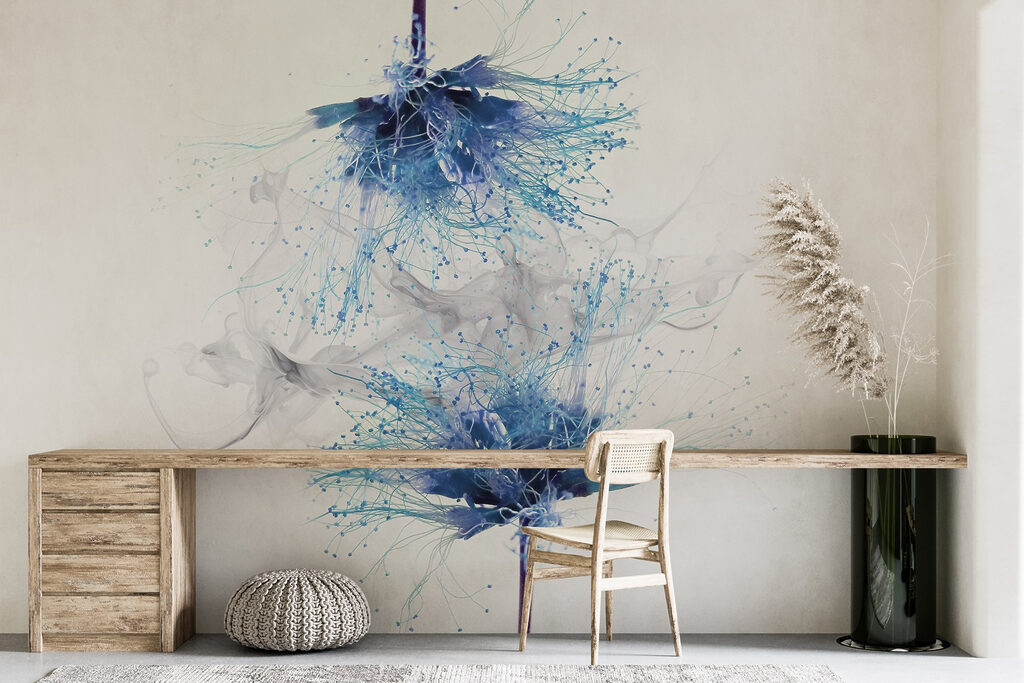 Flowers in Splashed Ink — interior 3