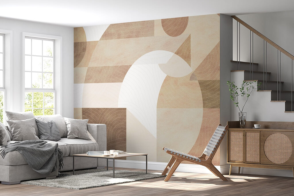 Warm geometric shapes — interior 6