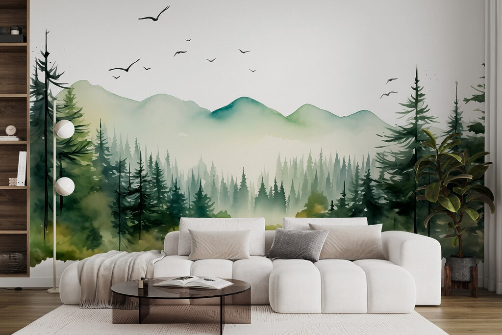 Watercolour Pine Valley — interior 3