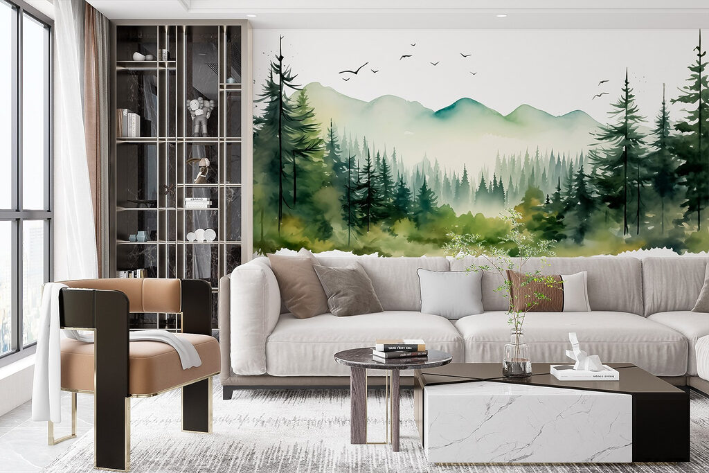 Watercolour Pine Valley — interior 4