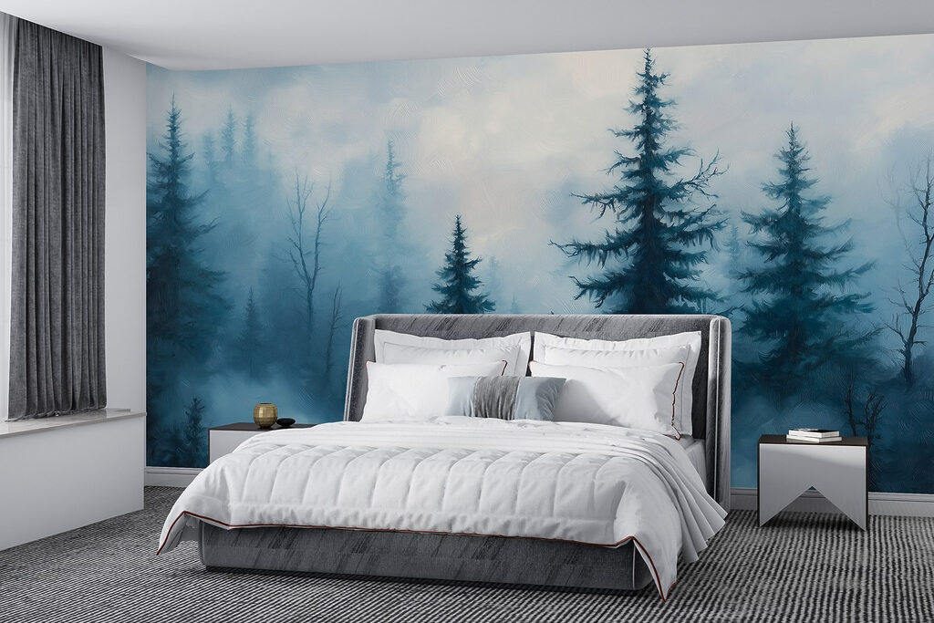 Pines above forest clouds — interior 2