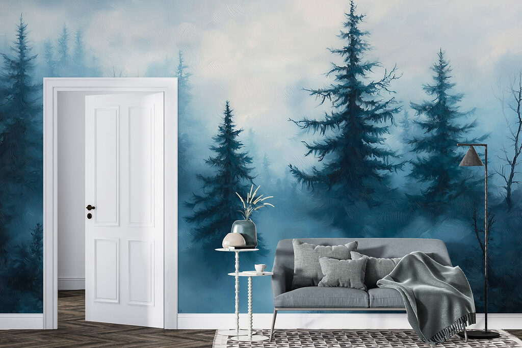 Pines above forest clouds — interior 4