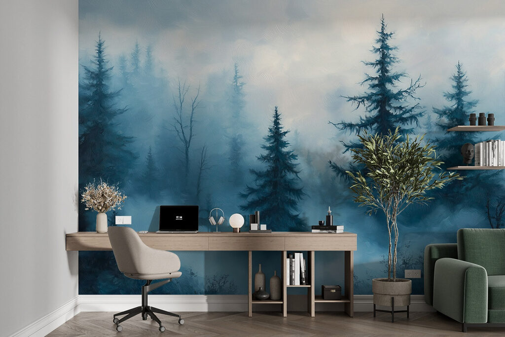 Pines above forest clouds — interior 5