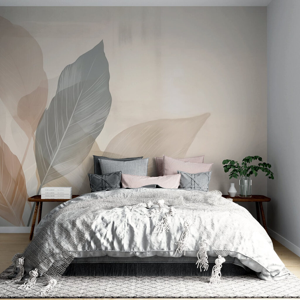 Pale leaves over streaks — interior 1