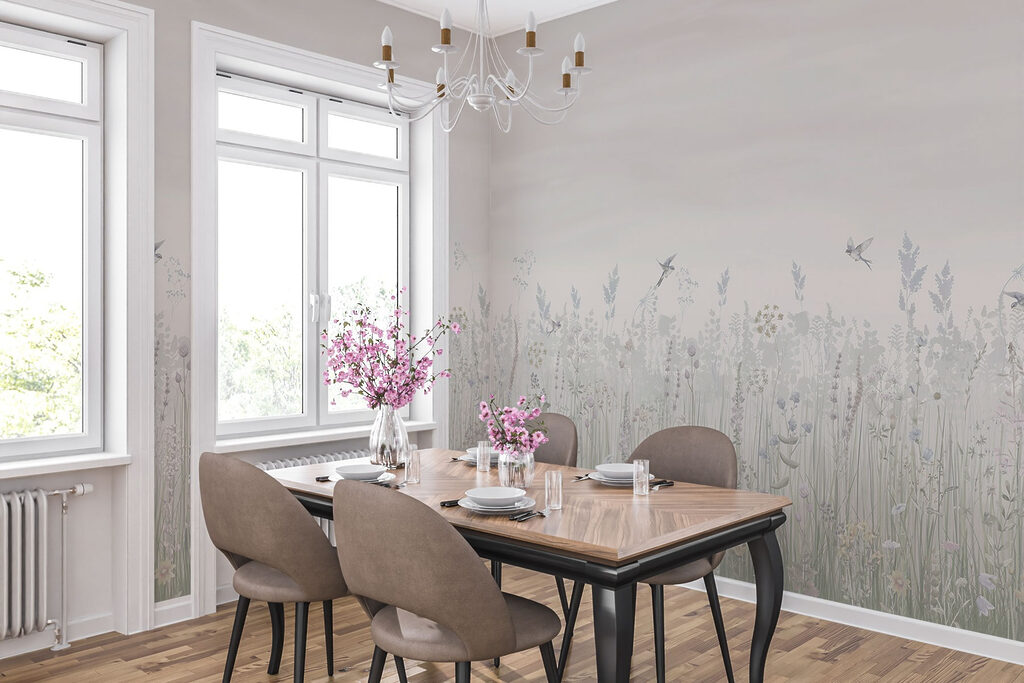Birds over a meadow — interior 5