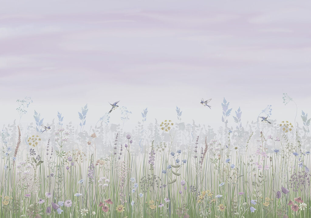 Birds Above the Meadow — full design