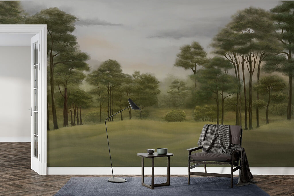 Green pines, rolling hills — interior 3
