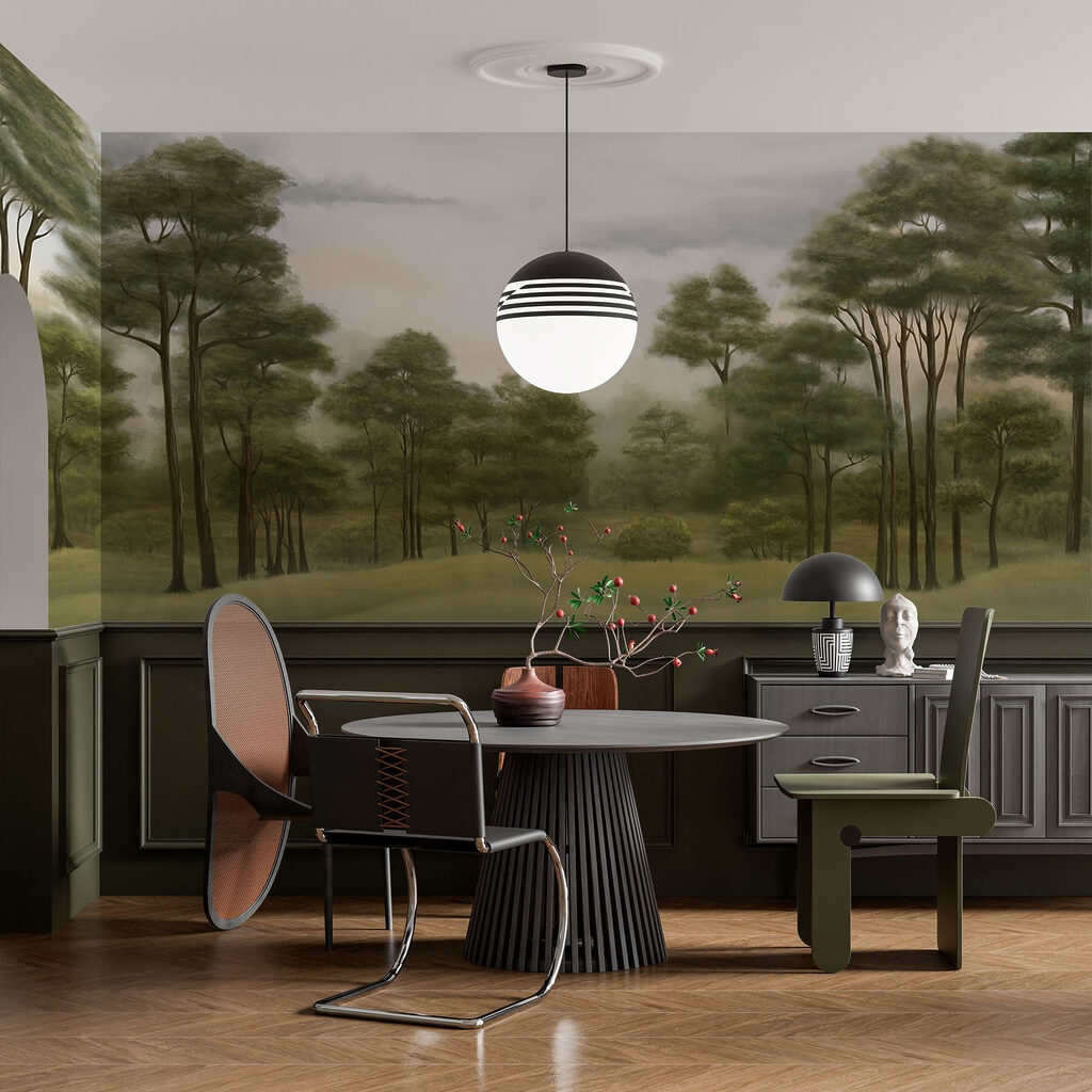 Green pines, rolling hills — interior 5