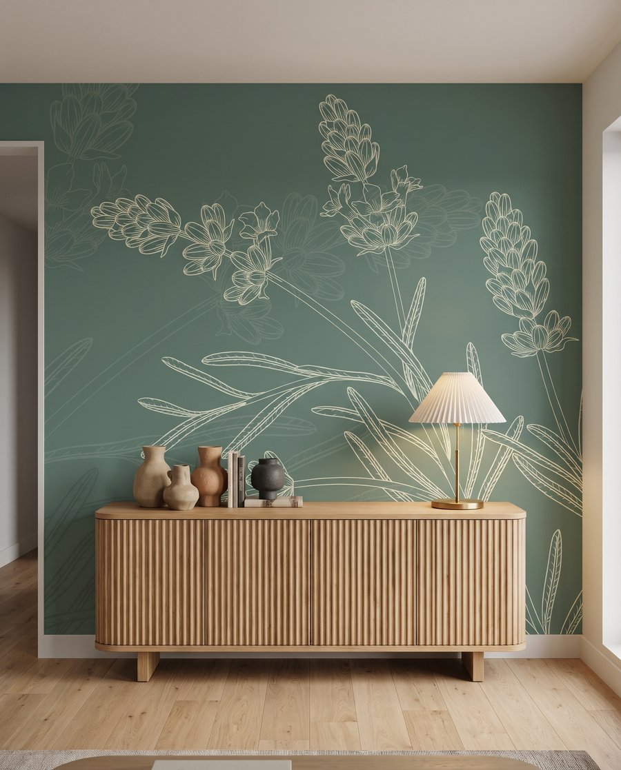Botanical Chalk Study — interior 1