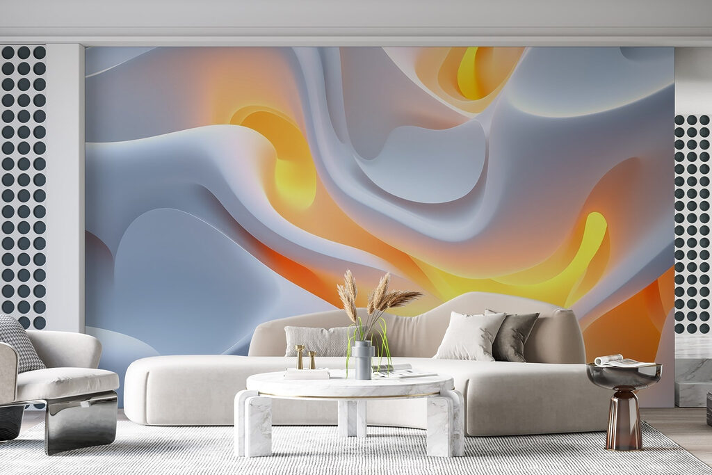 Glowing white curves — interior 3