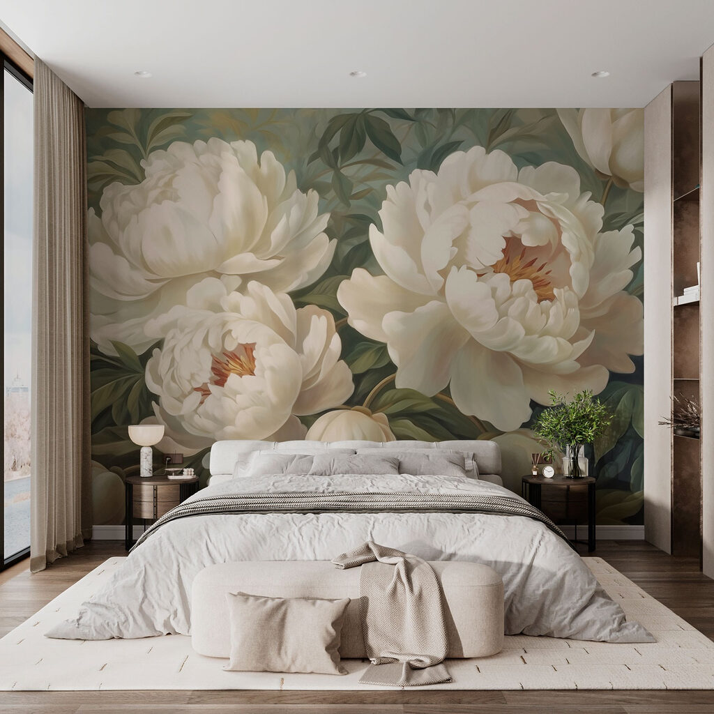 Peony Gathering in an interior