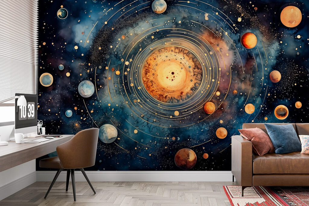 Sun among the planets — interior 4