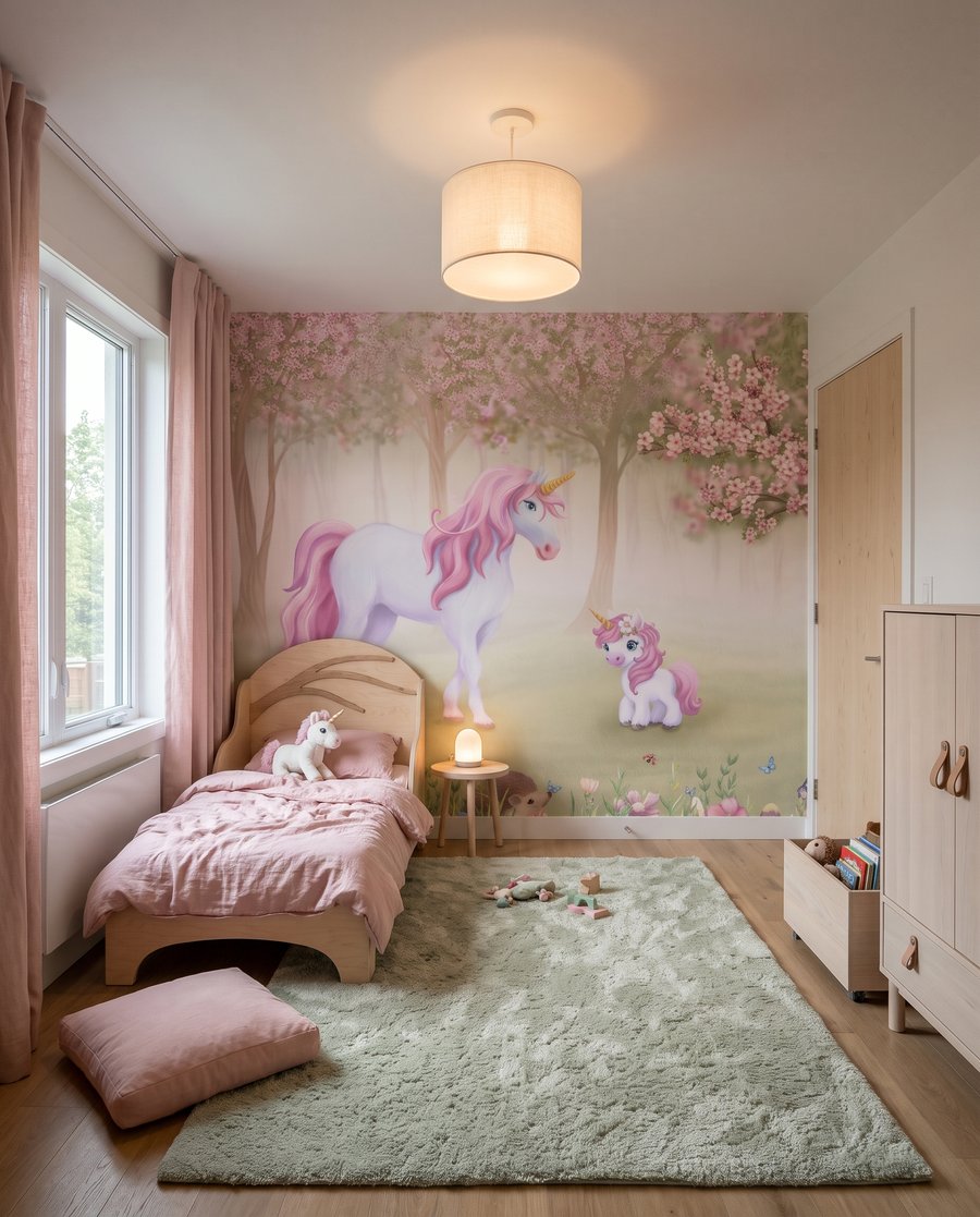 Unicorn Orchard in an interior