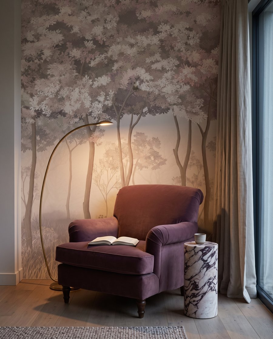 Birds in Blossom Woods — interior 5