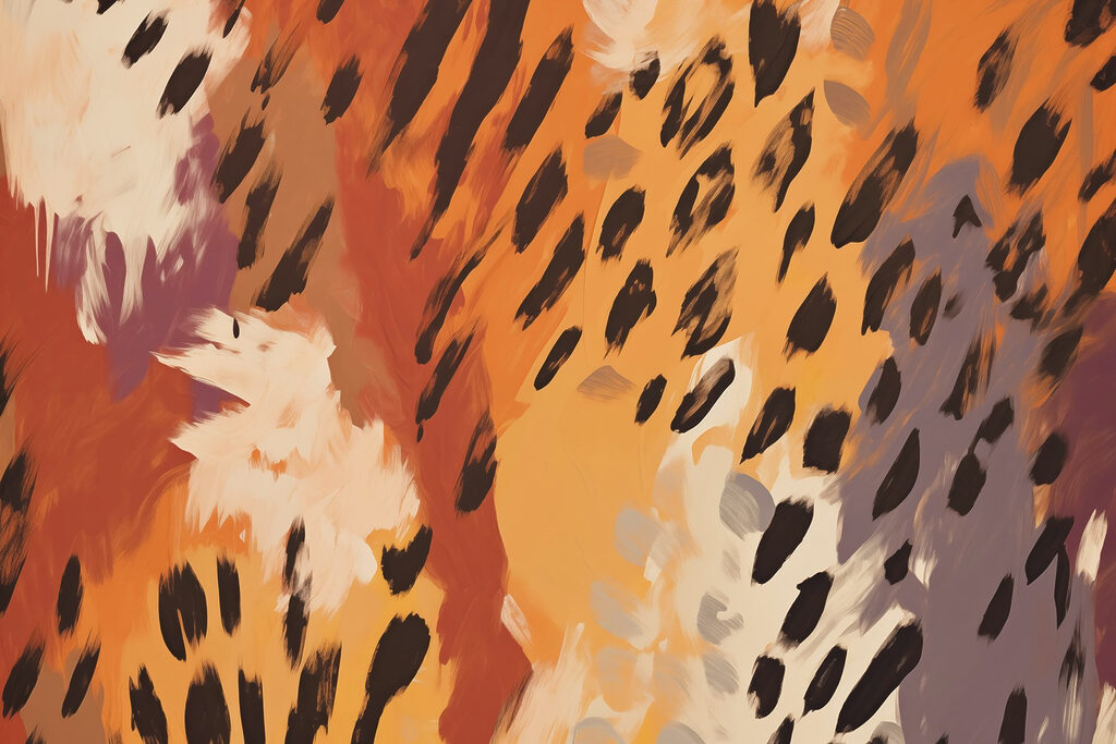 Warm painted spots — full design