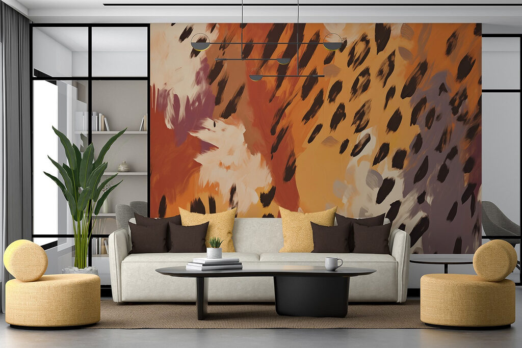 Warm painted spots — interior 1