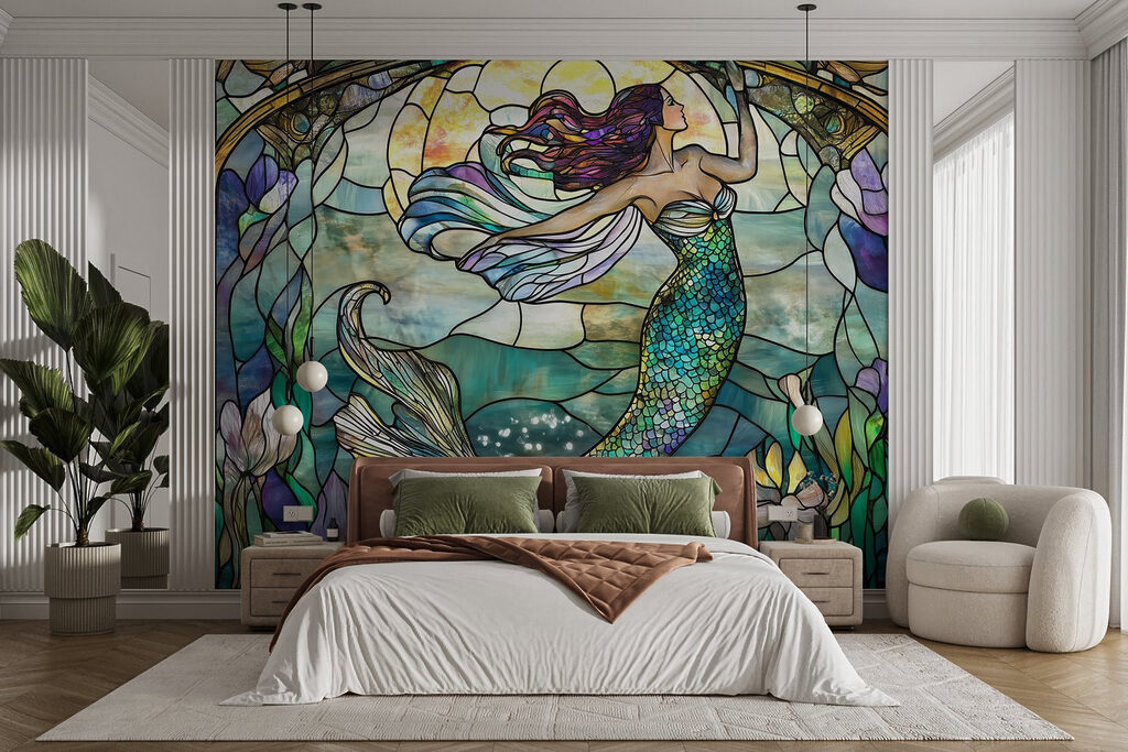 Stained Glass Mermaid — interior 2