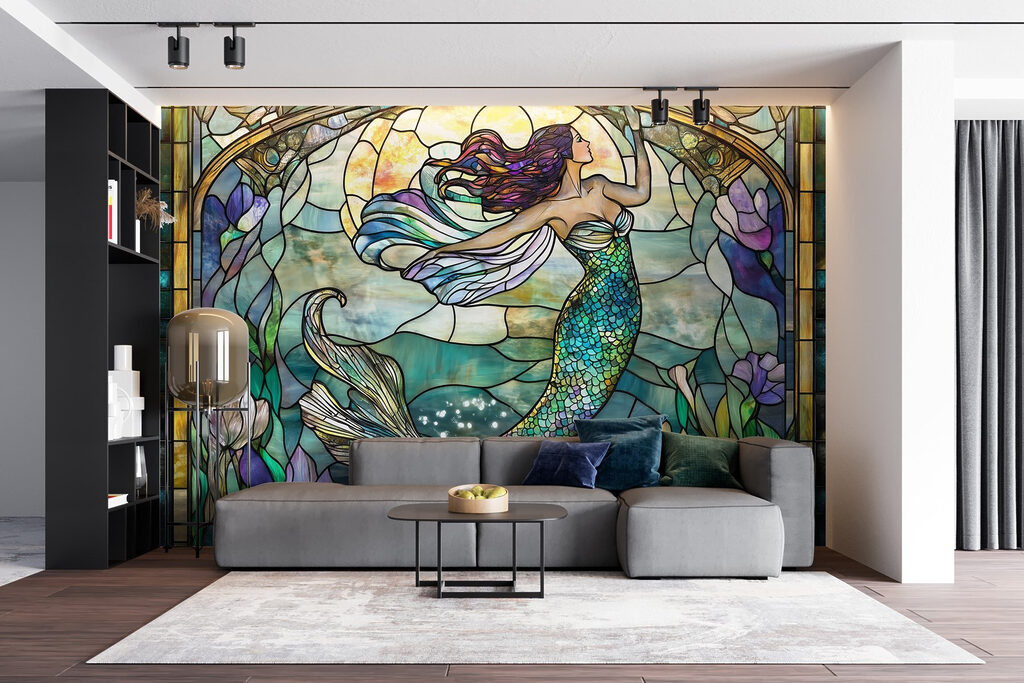 Stained Glass Mermaid — interior 4